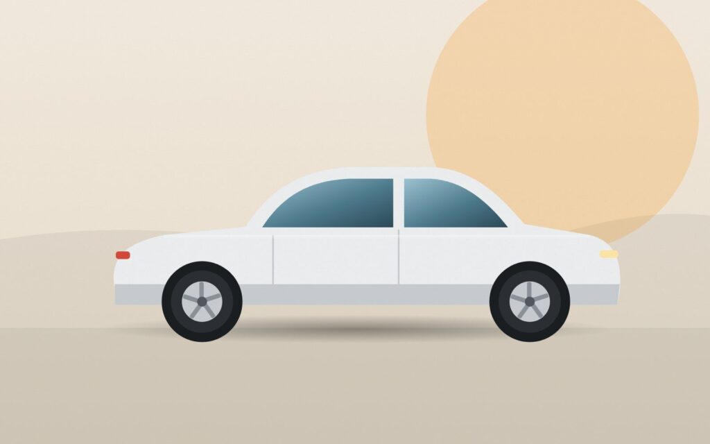 Sedan – illustration